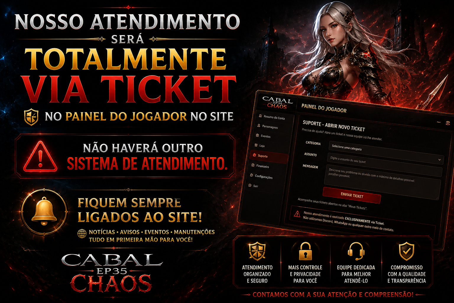**ATENÇÃO, JOGADORES!**