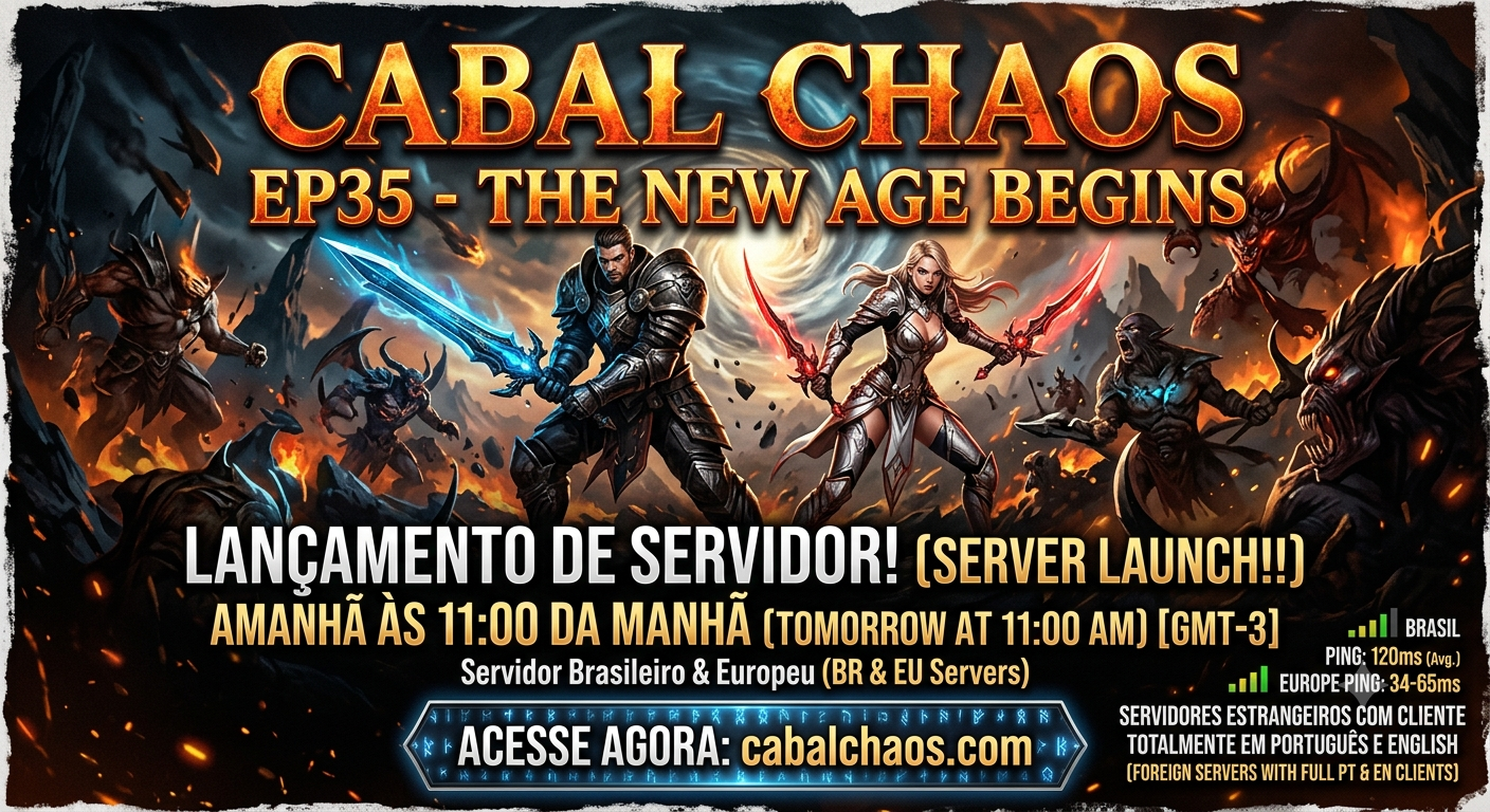 **CABAL CHAOS EP35 – OFFICIAL LAUNCH TOMORROW!**